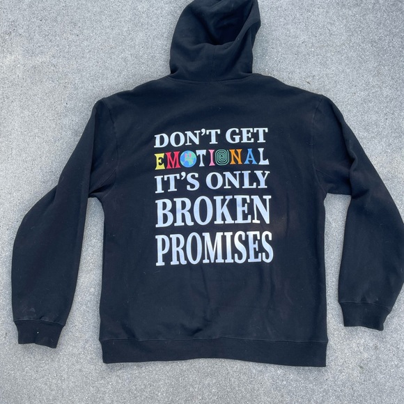 BROKEN PROMISES EMOTIONAL HOODIE - Picture 2 of 6